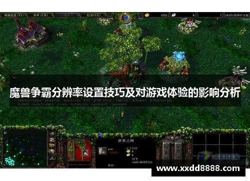 魔兽争霸分辨率设置技巧及对游戏体验的影响分析